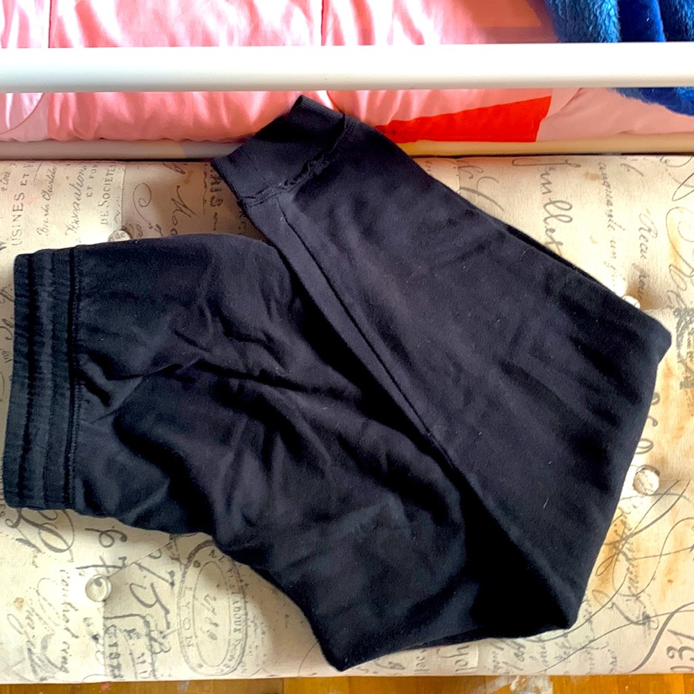Maurice’s sweatpants-large- black with working zippers